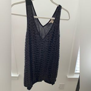 Banana Republic Black Sequin Tank